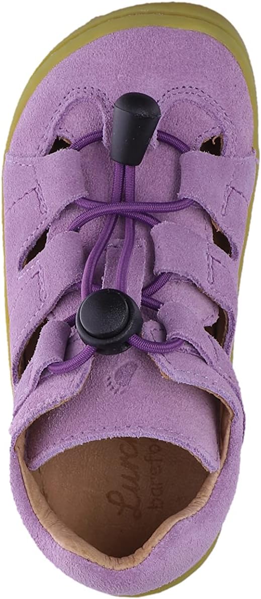 Lurchi Mädchen Nathan Barefoot Sandale, 24 EU Lilac