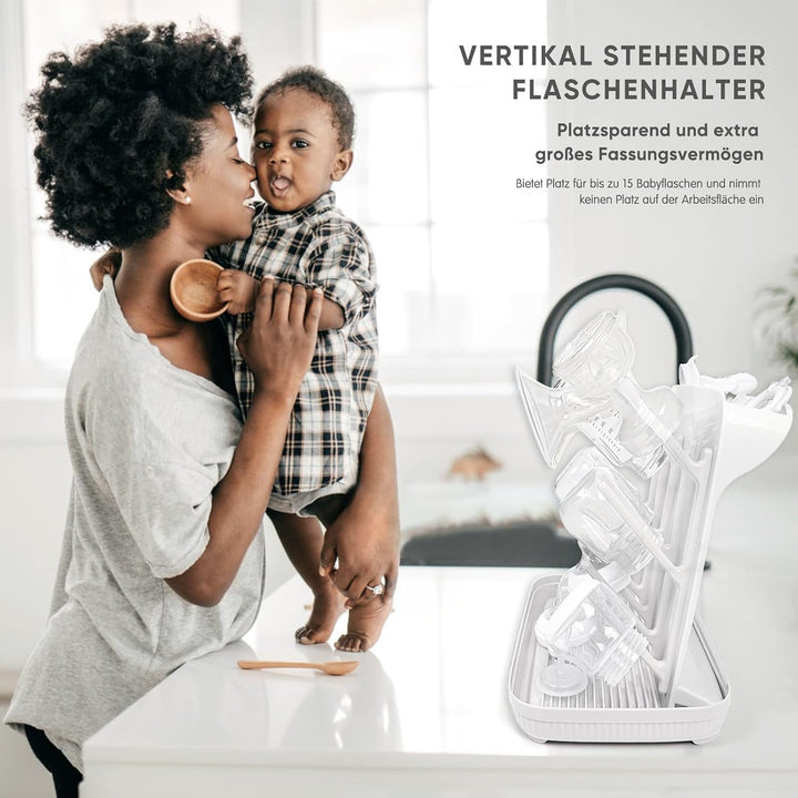 Termichy Trockenständer Babyflaschenr: Grosser vertikaler Flaschentrockner-Halter – platzsparender S