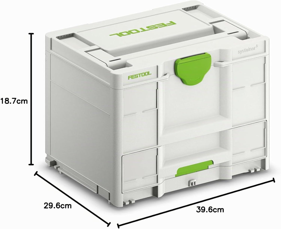 Festool Systainer³ SYS3-COMBI M 287 (mit Trennsteg), Sys3-combi M 287