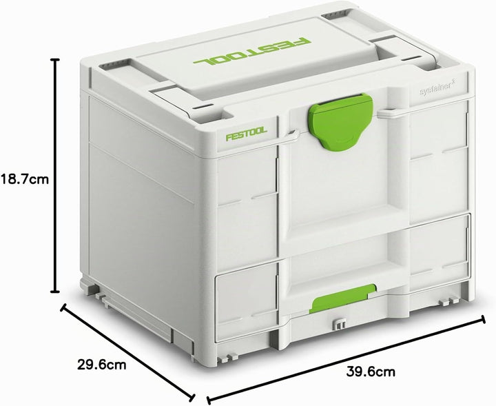 Festool Systainer³ SYS3-COMBI M 287 (mit Trennsteg), Sys3-combi M 287