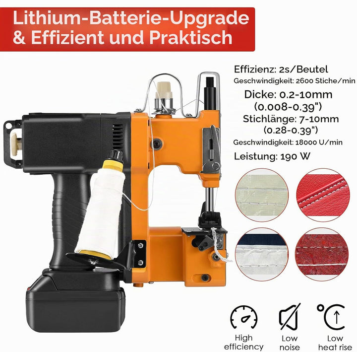 Elektrisch Sacknähmaschine Tragbares Beutelverschliessmaschine Tragbare Nähmaschine Industrie Nähmas