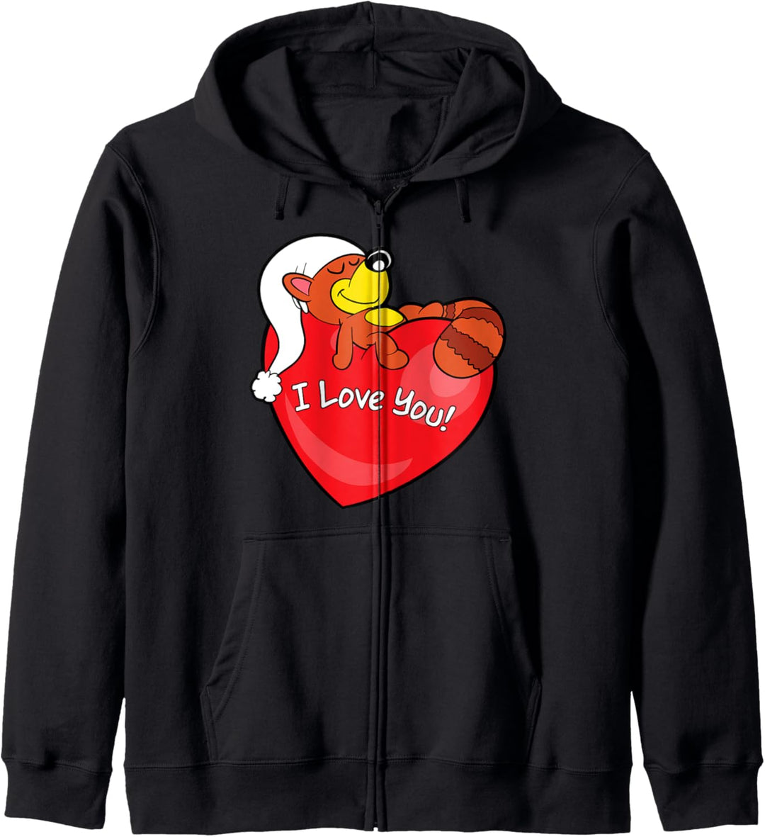 Romantisch Valentinstag I love you Herz Liebe Bär Freundin Kapuzenjacke