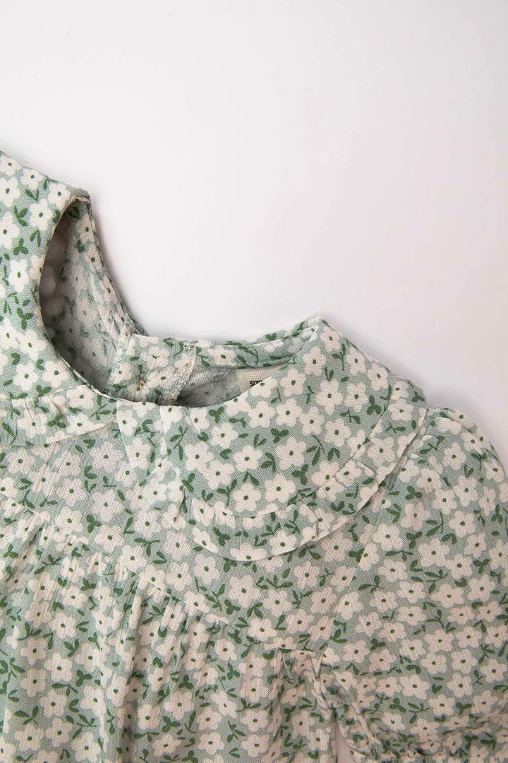 DeFacto Baby-Mädchen Shirt 6-9 Monate Mint, 6-9 Monate Mint
