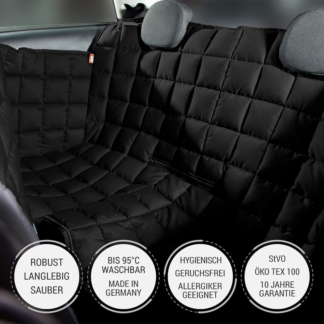 Doctor Bark gepolsterte Cabrio Autoschondecke mit All-Side Rückbank-Schutz, für alle Cabrios und Cou