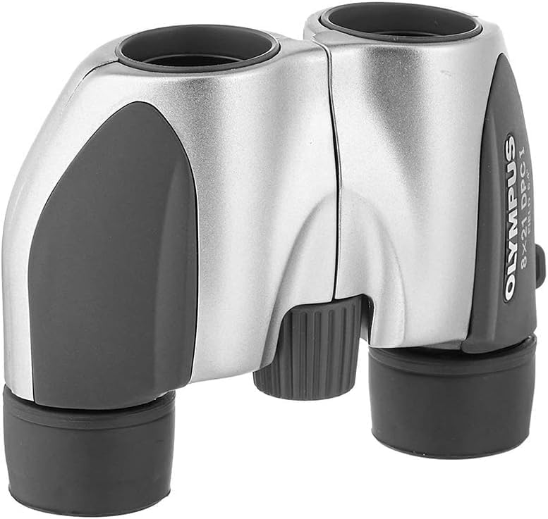 Olympus 8x21 DPC-I Fernglas Silber mit Tasche, Silber