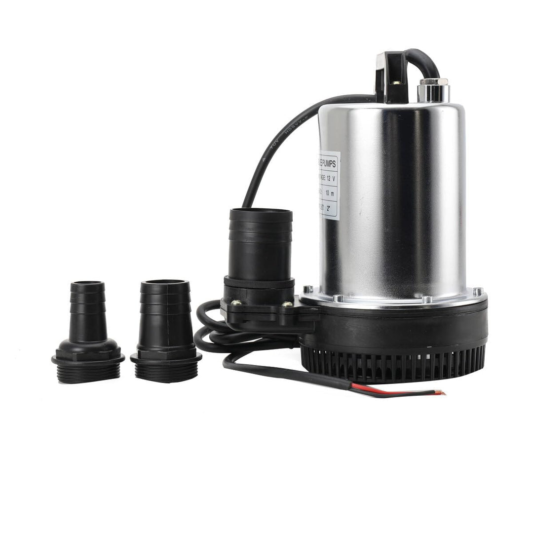Lfhelper DC 12V Tauchpumpe Wasserpumpe Pumpe Schmutzwassertauchpumpe, Edelstahl 6000 l/h 160W, Einta