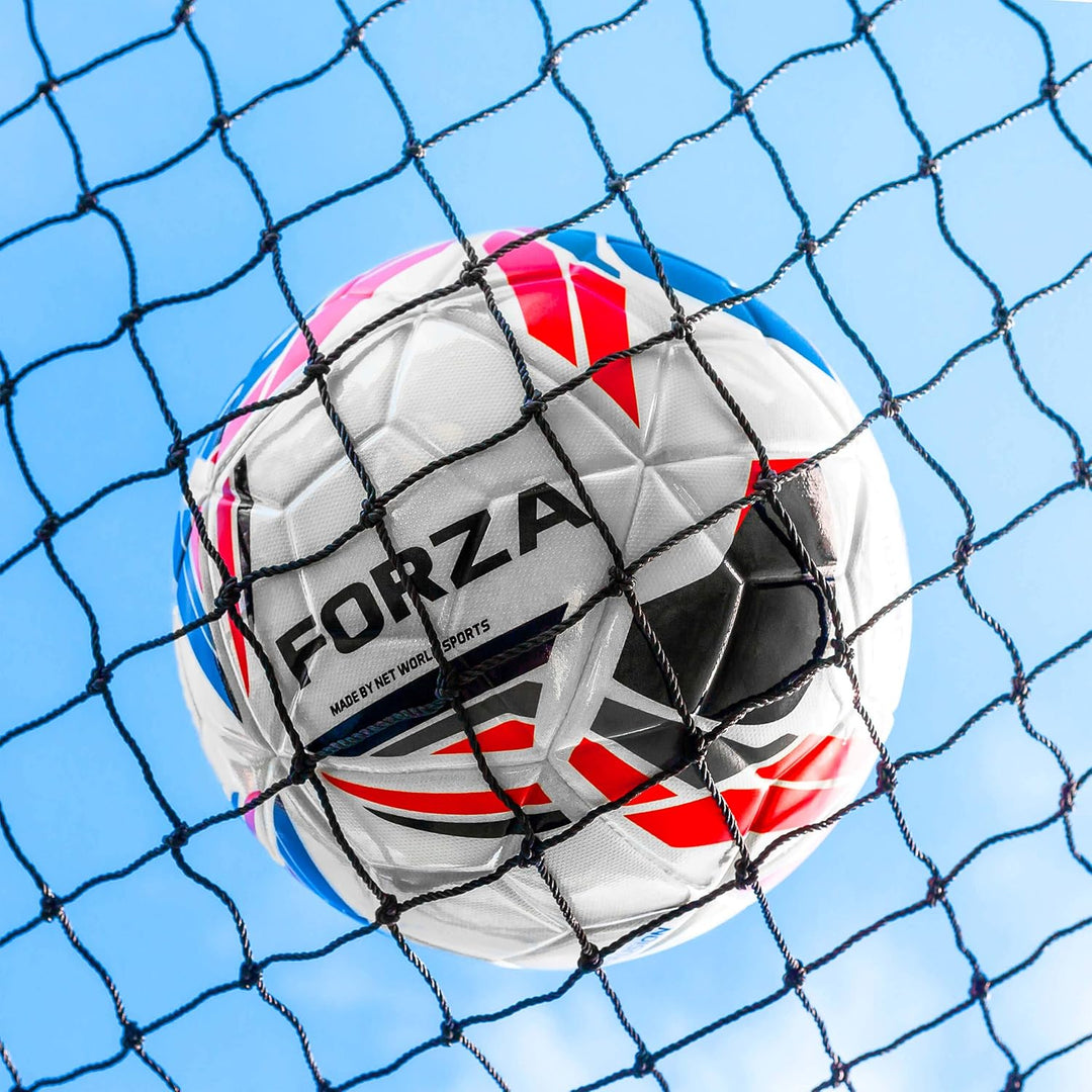 FORZA Stop That Ball™ - Ball Stopp Netz und Pfostensystem mit Bodenhülsen – Multi-Sport Ball Stopp N