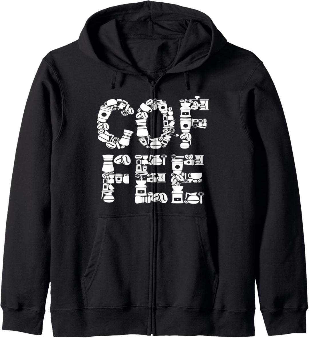 Coffee Addict Geschenk Bohnentopf Koffein Coffee Shop Fun Kapuzenjacke