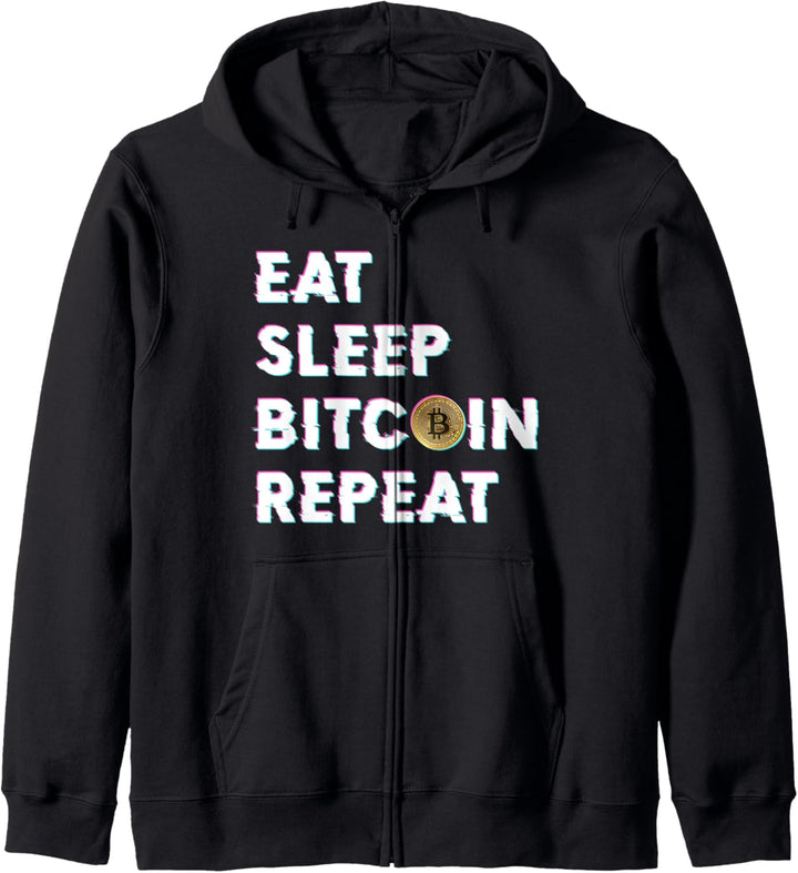 East Sleep Bitcoin Crypto Money Cryptocurrency Coin 2021 Kapuzenjacke