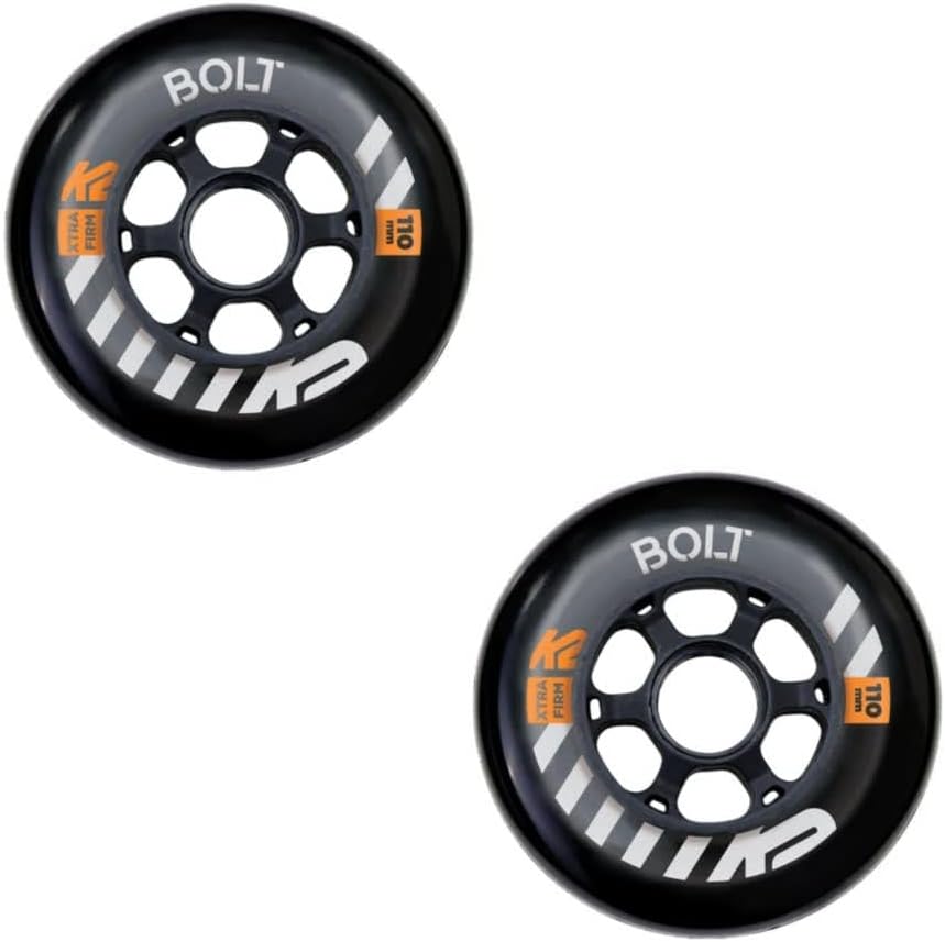 K2 Skates URBAN Bolt 110 MM 90A 2-Wheel Pack – Black – 30F3016