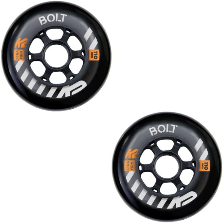 K2 Skates URBAN Bolt 110 MM 90A 2-Wheel Pack – Black – 30F3016