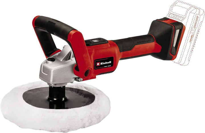 Einhell Akku-Polier- / Schleifmaschine CE-CP 18/180 Li E-Solo Power X-Change (Lithium-Ionen, bürsten