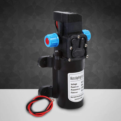 12 V Hochdruck-Wasserpumpe 5 l/min selbstansaugende Wasserpumpe für Gartensprinkler, Fenster und Tür