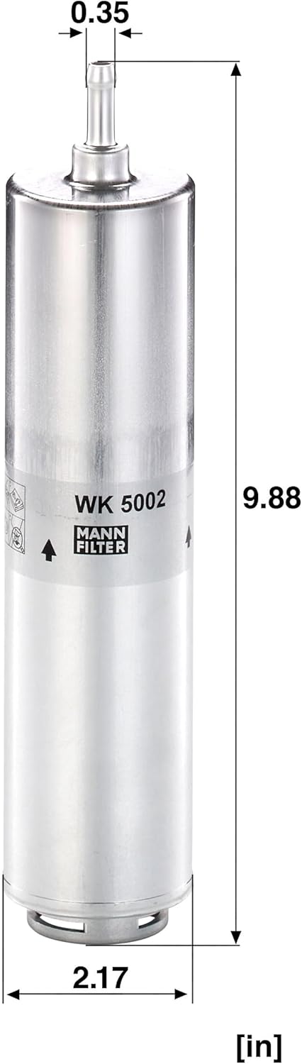 MANN-FILTER WK 5002 Kraftstofffilter – Kraftstofffilter Satz mit Dichtung/Dichtungssatz – Für PKW