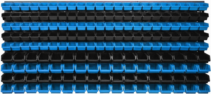 Lagersystem Wandregal 1728 x 780 mm | 178 stck. Box | Stapelboxen Schüttenregal Sichtlagerkästen | E