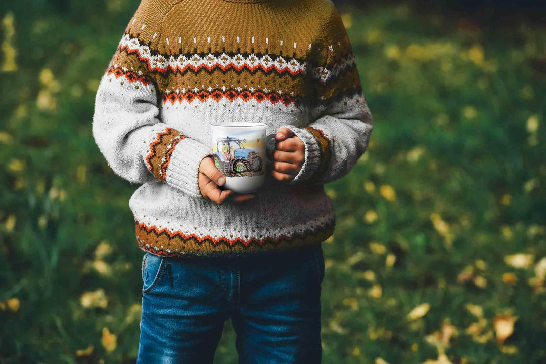 Seltmann Weiden Compact Kindergeschirrset 5-teilig, Teller-Set Schale und Becher für Kinder, Kinders