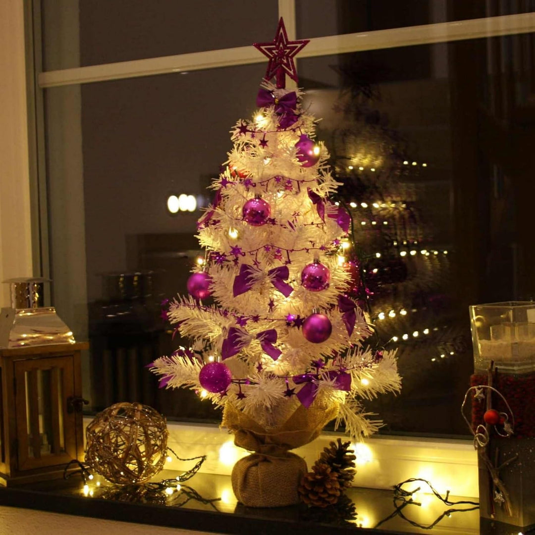 Weihnachtsbaum künstlich (WBD) mit Weihnachtsdeko und Led Lichterkette mit Fernbedienung Weihnachtsb