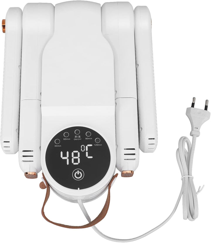 Qcwwy Elektrischer Schuhtrockner mit 4 Köpfen, 360 ° Wind, ausziehbarer Kopf, Synchronisationsfunkti
