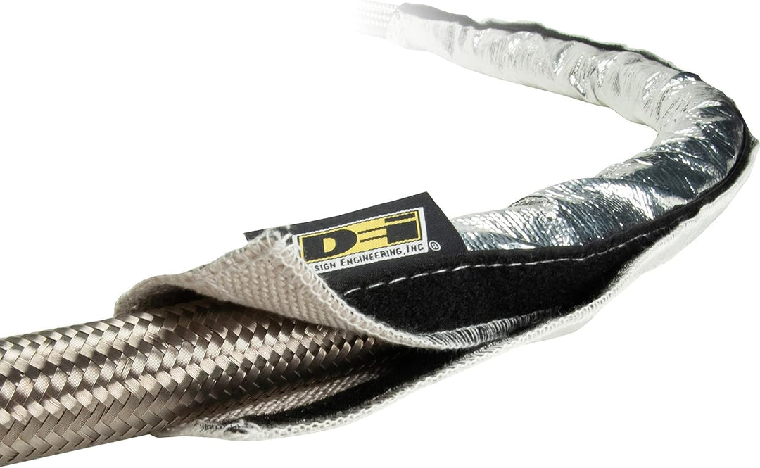 Design Engineering Hitzeschutz, 5,1 cm – 6,4 cm Innendurchmesser, aluminisierte Hülse für ultimative