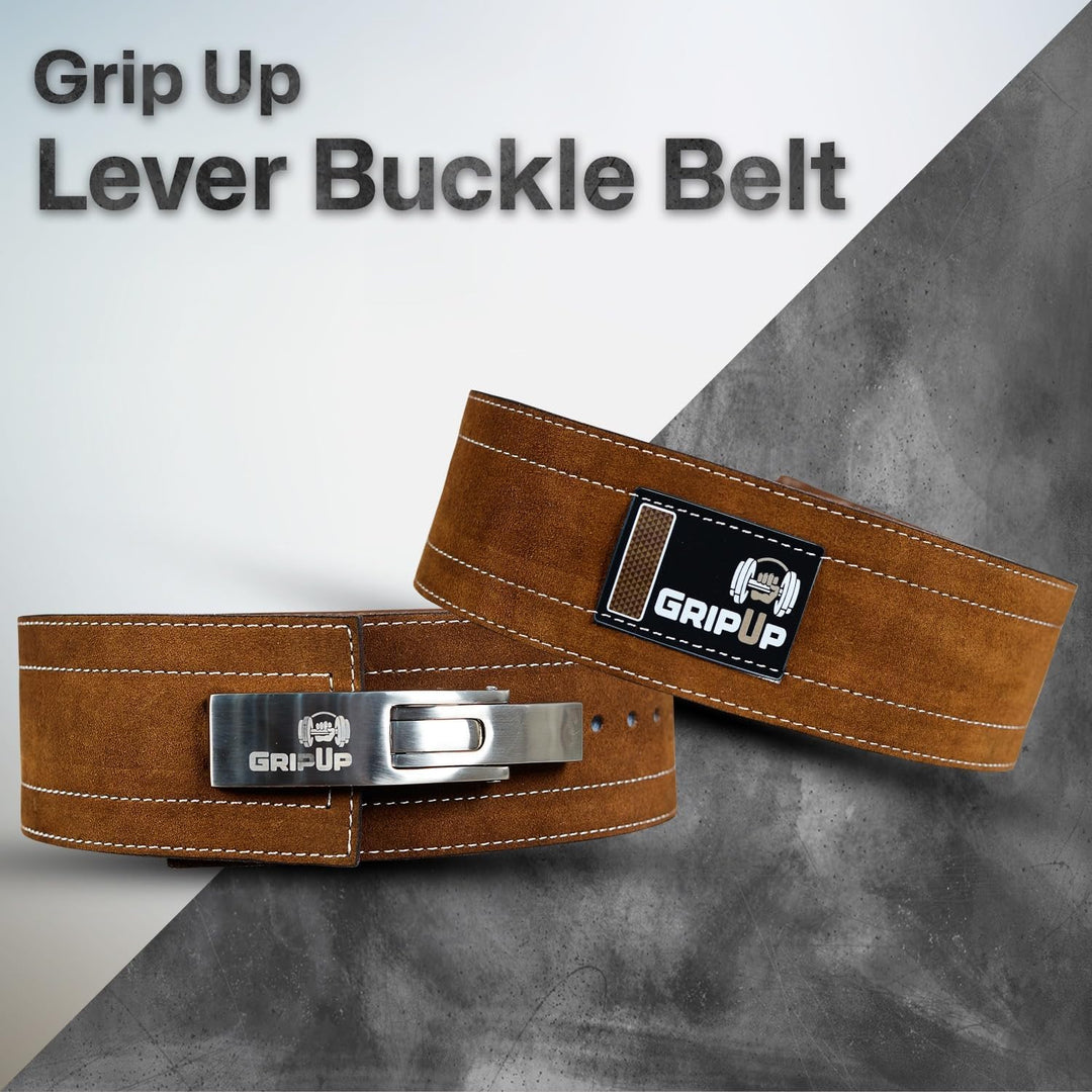 Gewichthebergürtel mit Lever Buckle – Professioneller Kraftsport Gürtel für schweres Heben, Powerlif