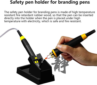 WANGCL Brandmalerei-Stift-Kit Holzverbrennungs-Kit Digitale Temperaturregelung Host-Unterstützung Ho