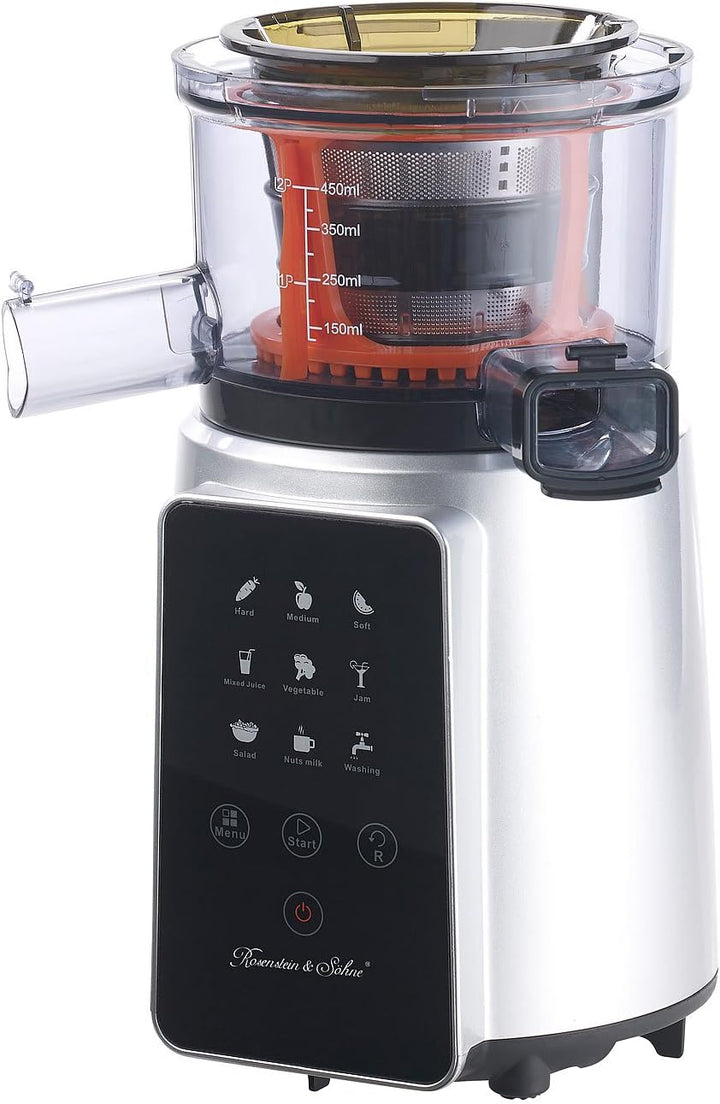 Rosenstein & Söhne Zubehör zu Gemüsehobel: Sorbet- und Eis-Aufsatz, passend für Slow-Juicer DSJ-200