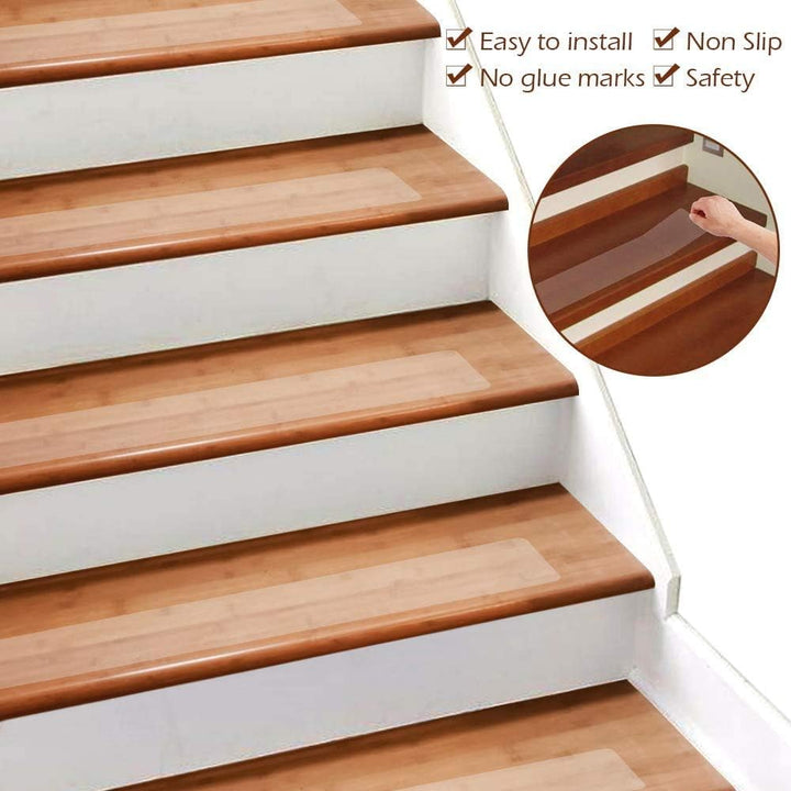 Morwealth 15 Stück Antirutschstreifen Treppe Set, Anti Rutsch Treppe Anti-Rutsch Stuffen,Antirutsch