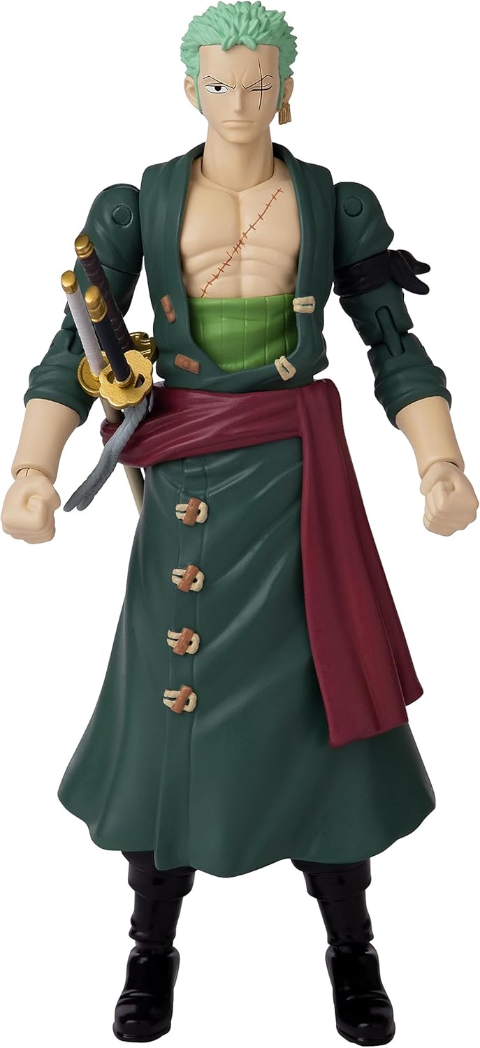 BANDAI - Anime Heroes - One Piece Figur - Lorenor Zorro - Roronoa Zoro - Figurine Anime Heroes 17 cm
