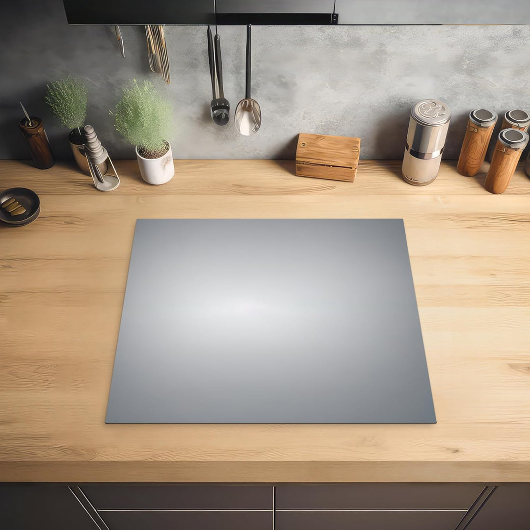 KitchenYeah© Herdabdeckplatte Einteilig Küche Ceranfeld Abdeckplatte | 59x52 cm - Cerankochfeld Abde