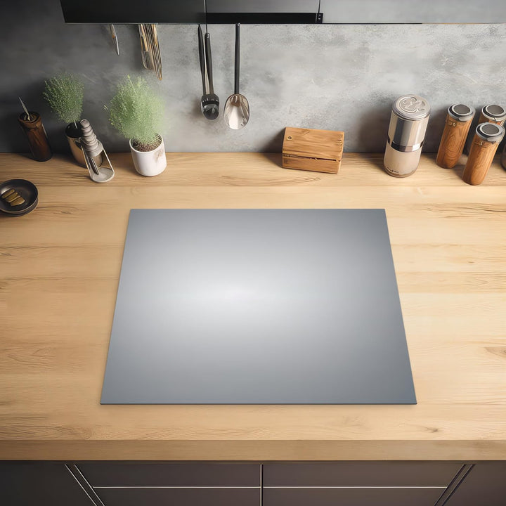 KitchenYeah© Herdabdeckplatte Einteilig Küche Ceranfeld Abdeckplatte | 59x52 cm - Cerankochfeld Abde