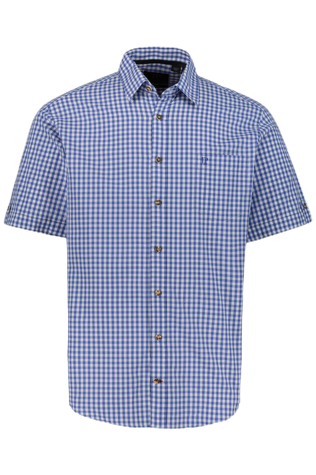 JP 1880 Herren grosse Grössen Übergrössen Menswear L-8XL Hemd, Tracht, Halbarm, Kent Kragen, Modern