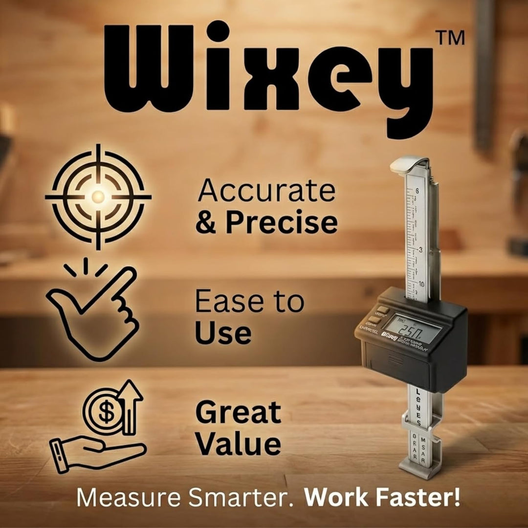 Wixey WR510 Digital Planer Readout with Fractions by Wixey