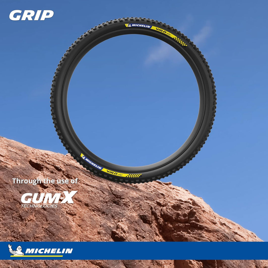 MICHELIN Wild XC Racing Line, MTB Fahrradreifen, Schwarz, 29x2.25"