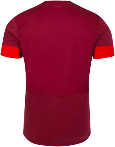 UMBRO Herren England Relaxed Training Jersey Ss (O2) M Tibetan Red / Flame Scarlet, M Tibetan Red /