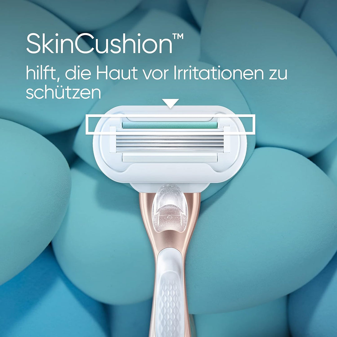Gillette Venus Deluxe Smooth Sensitive Rasierklingen für Rasierer Damen, 8 Ersatzklingen für Damenra