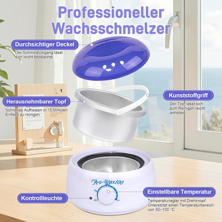 waxing set-wachs haarentfernung für zu Hause &amp; Salon