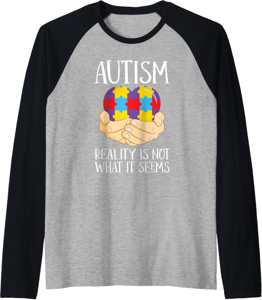 Autismus Autist Puzzle - Autism Awareness Day Raglan