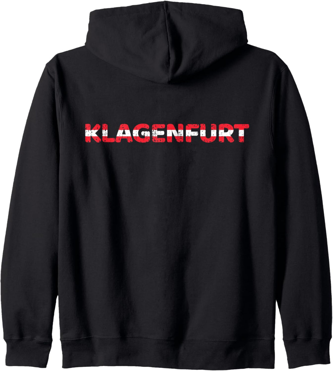 Klagenfurt Kärnten Österreichische Flagge Stolz Urlaub Reise Kapuzenjacke