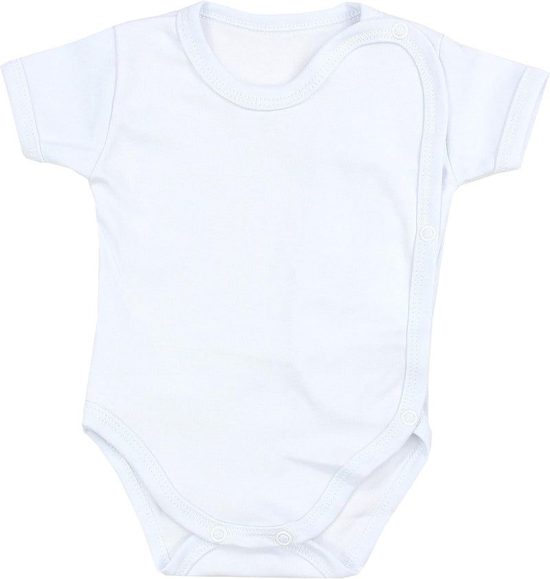 TupTam Unisex Baby Kurzarm Wickelbody 5er Pack 56 Junge, 56 Junge