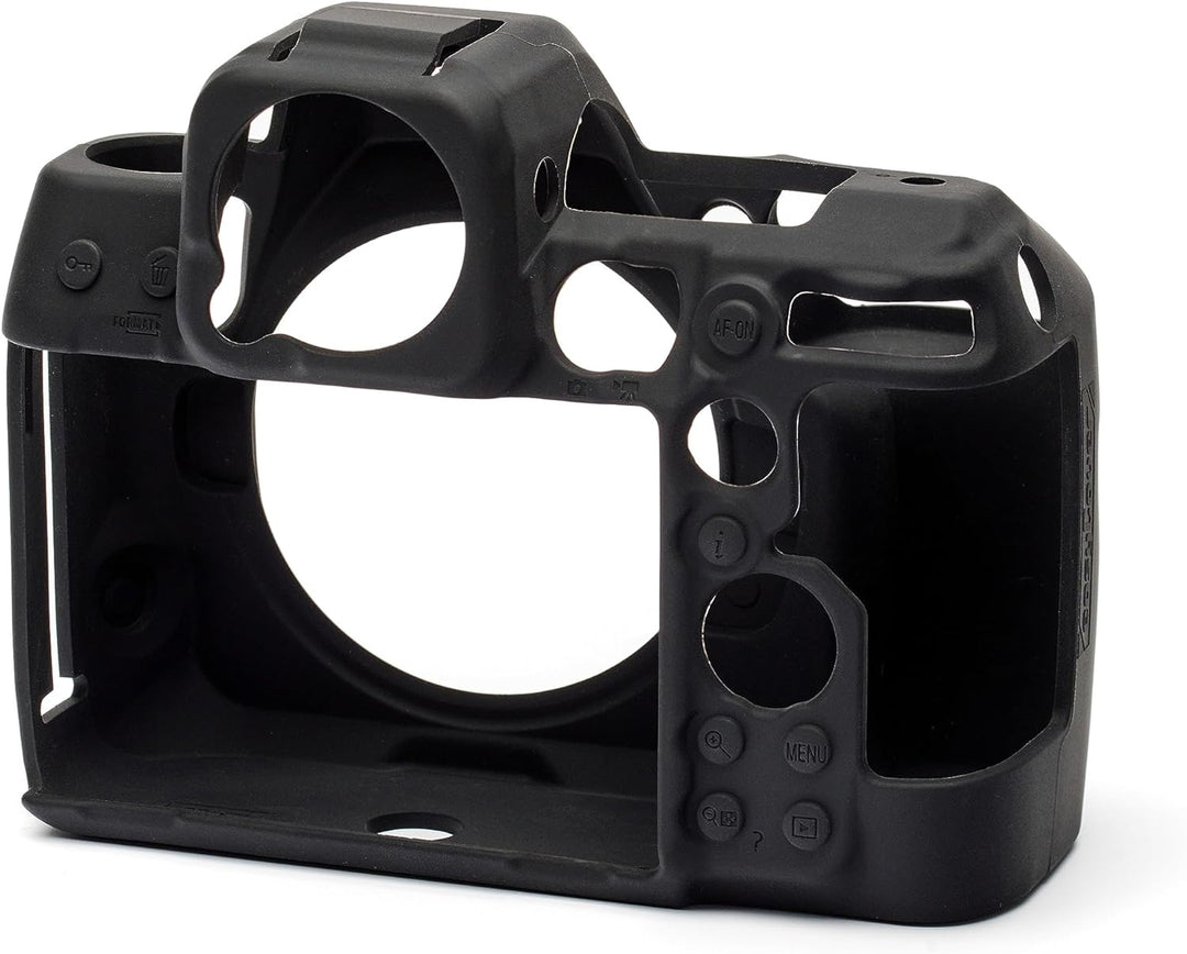 easyCover Silikon-Schutzhülle Kompatibel mit Nikon Z8 Mirrorless Camera. Schwarzes Schutzgehäuse., S