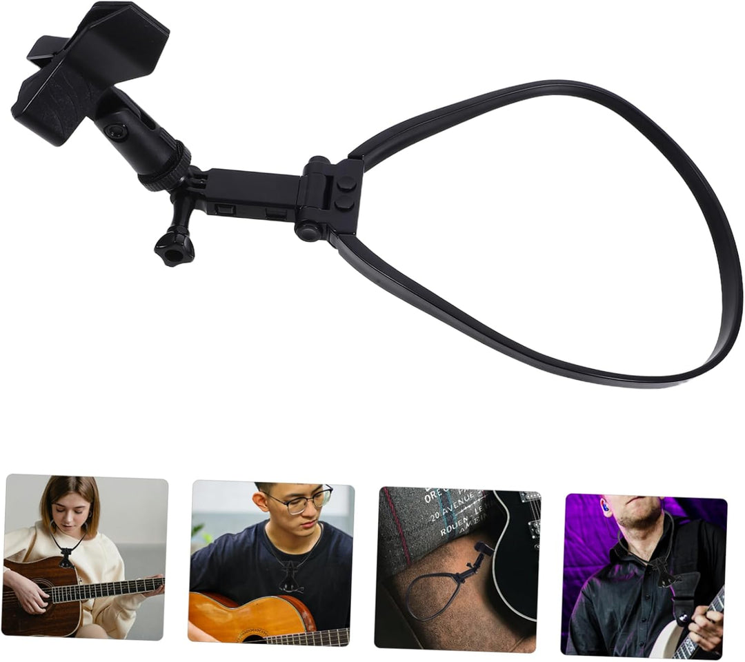Supvox Um Den Hals Hängendes Mikrofon Um Den Hals Hängender Mikrofonhalter Verstellbarer Mikrofoncli
