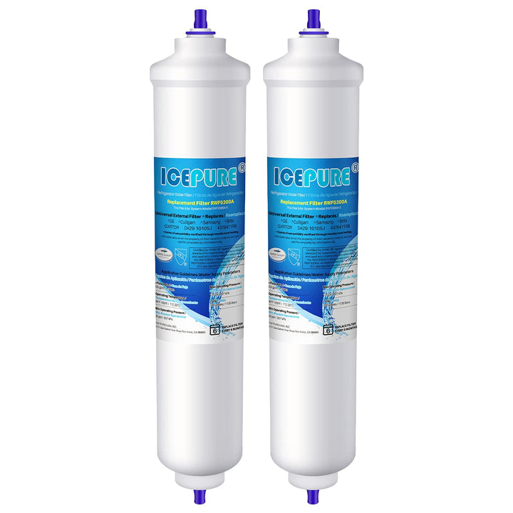 ICEPURE Wasserfilter Kühlschrank Kompatibel mit Samsung DA29-10105J, DA29-10105J HAFEX/EXP, DA99-021