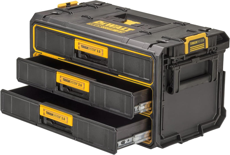 Dewalt ToughSystem 2.0 DWST08330-1 (Modul mit 3 flachen Schubfächern aus schlagfestem Kunststoff, ku