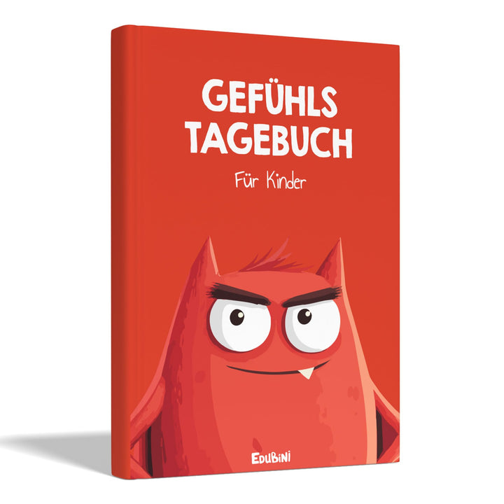 Edubini Gefühlstagebuch Kinder [6-12 Jahre] - Tagebuch Mädchen & Jungs - Gefühle Buch für Umgang mit