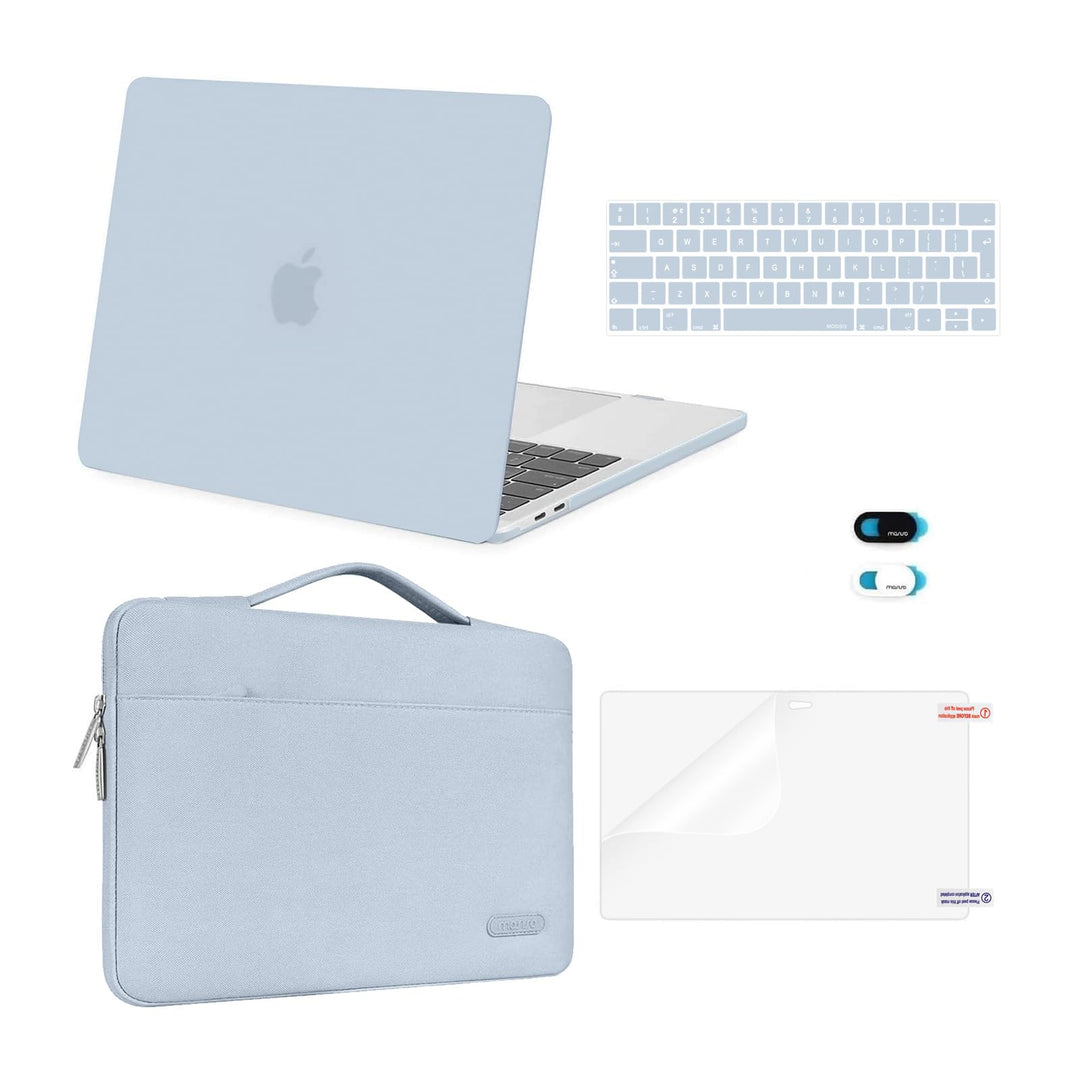 MOSISO Hülle Kompatibel mit MacBook Pro 13 Zoll 2024 2023-2016 M2 M1 A2338 A2289 A2251 A2159 A1989 A