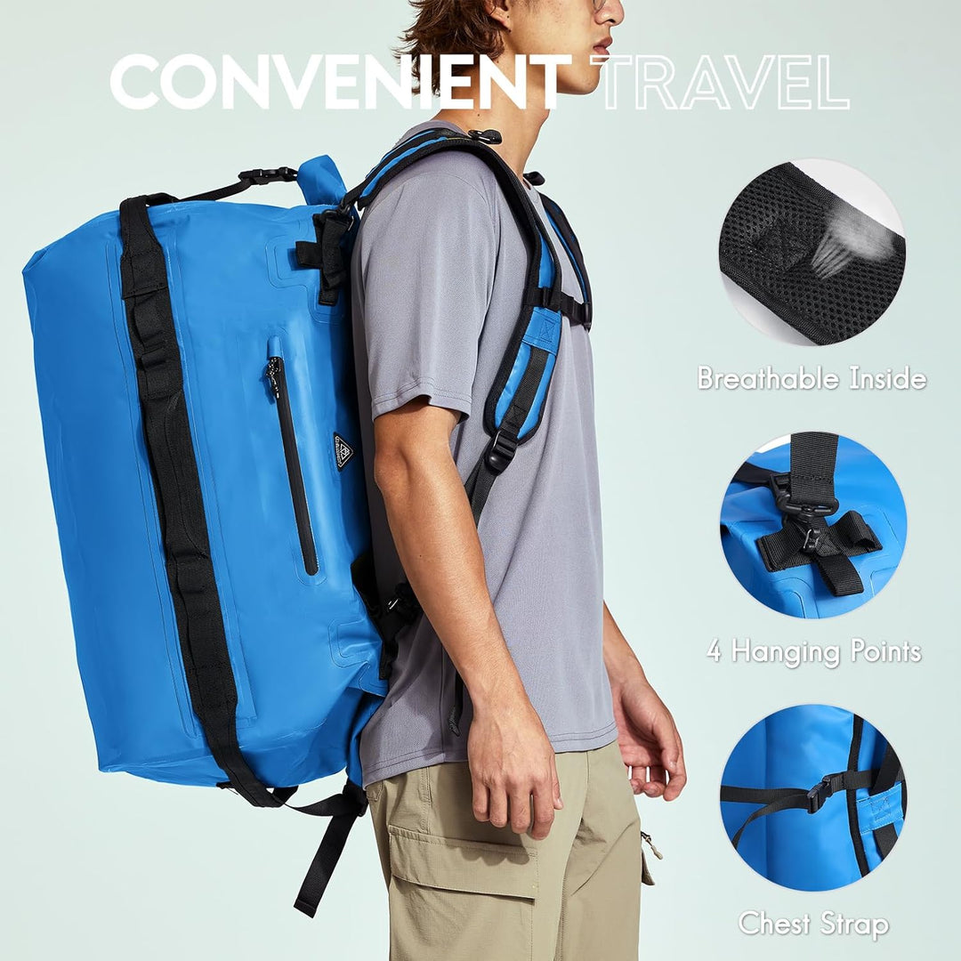 Haimont wasserdichter Rucksack, vielseitig wasserdicht Tasche, Dry Bag komfortabel, RollTop, Strand,