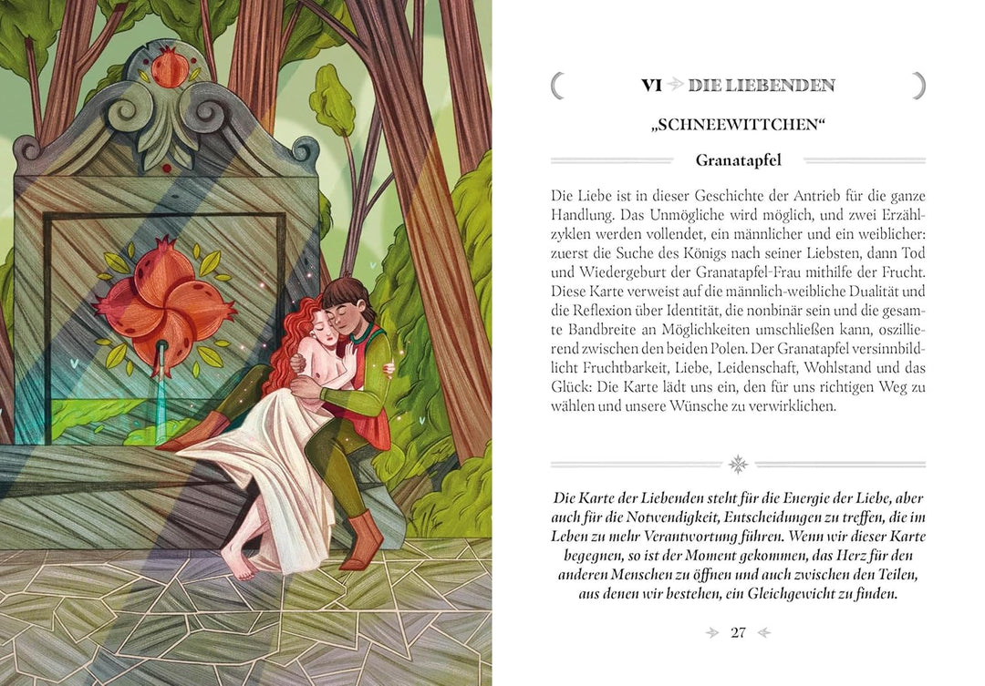Magie des Märchenwaldes (VIVIDA): Tarotkarten, Märchen & Zauberpflanzen; Set mit Buch und 78 Karten,