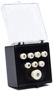 Martin Stegstift (7 Stück) / Endknopf (1 Stück) White With Pearl Inlay, White With Pearl Inlay