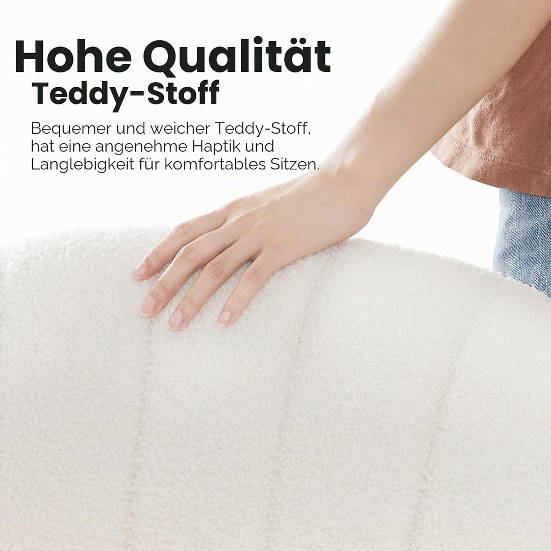 IWMH Bürostuhl ohne Armlehnen, Höhenverstellbar Drehstuhl mit Rollen, Schreibtischstuhl mit Stoffpol