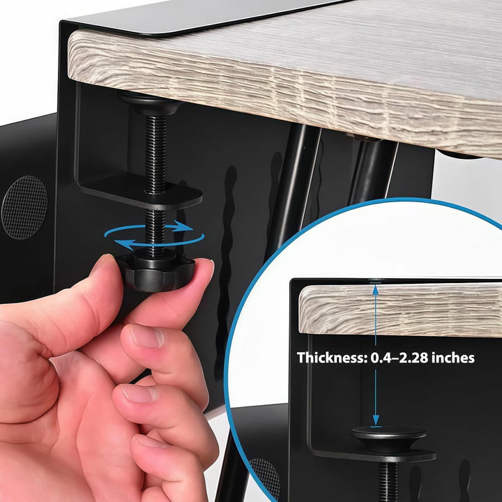 30×20×4.1cm PC Halterung Schreibtisch: Laptop Halterung Schreibtisch, Seitenaufbewahrung Seitenständ